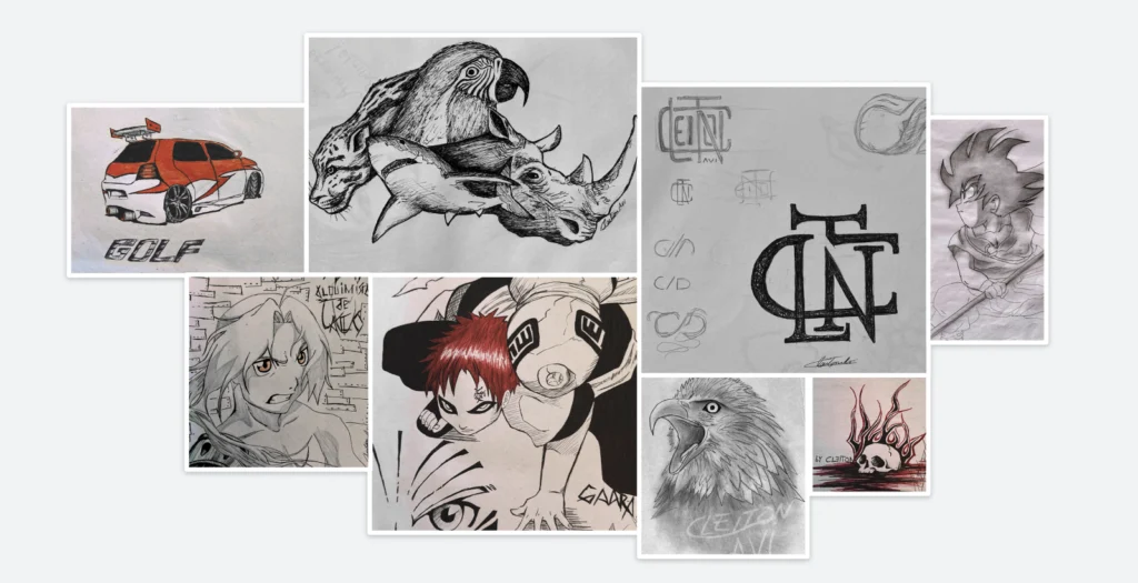 Desenhos do Cleiton Avi