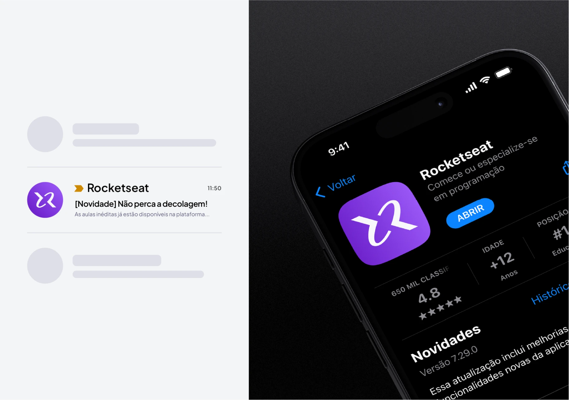 Image 23 of the Rocketseat Rebranding case