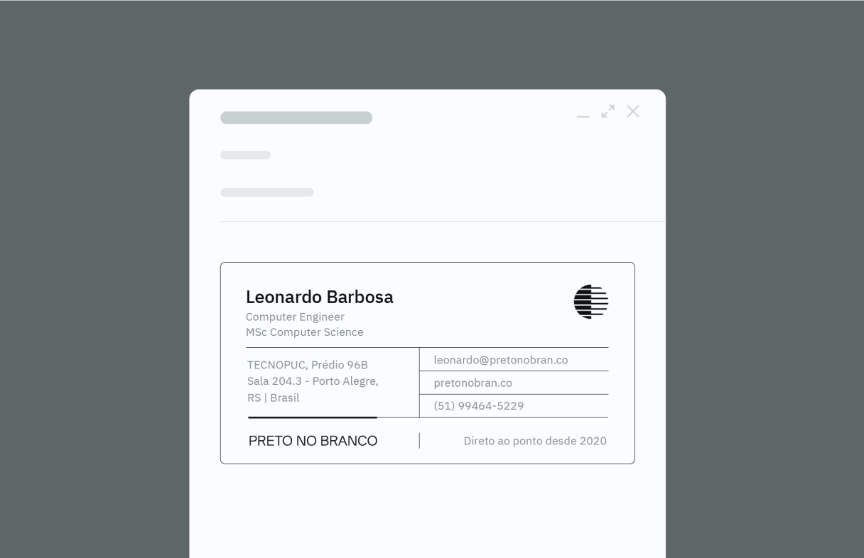 Image 24 of the Preto no Branco case
